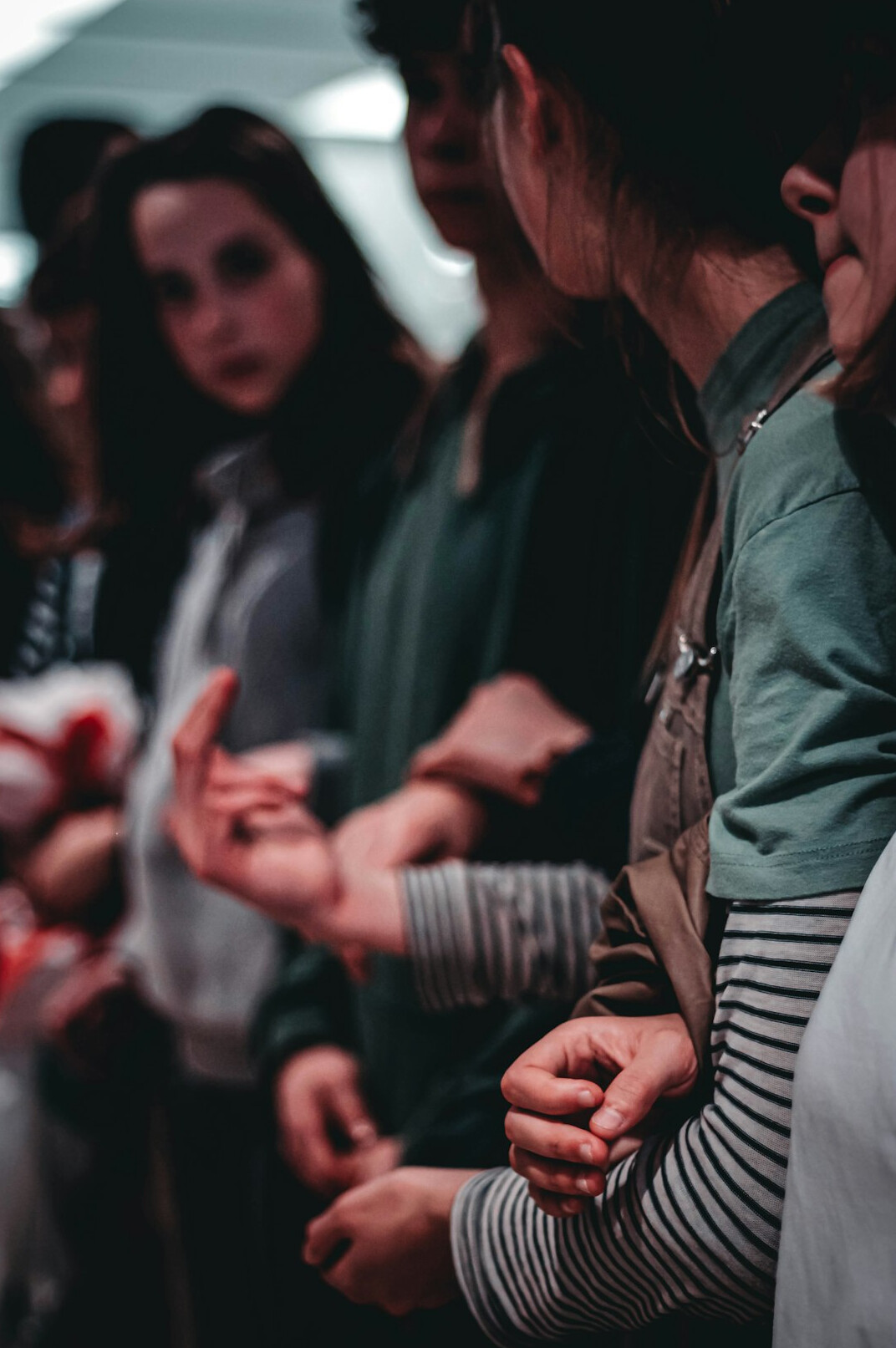 group of people discussing hobby
