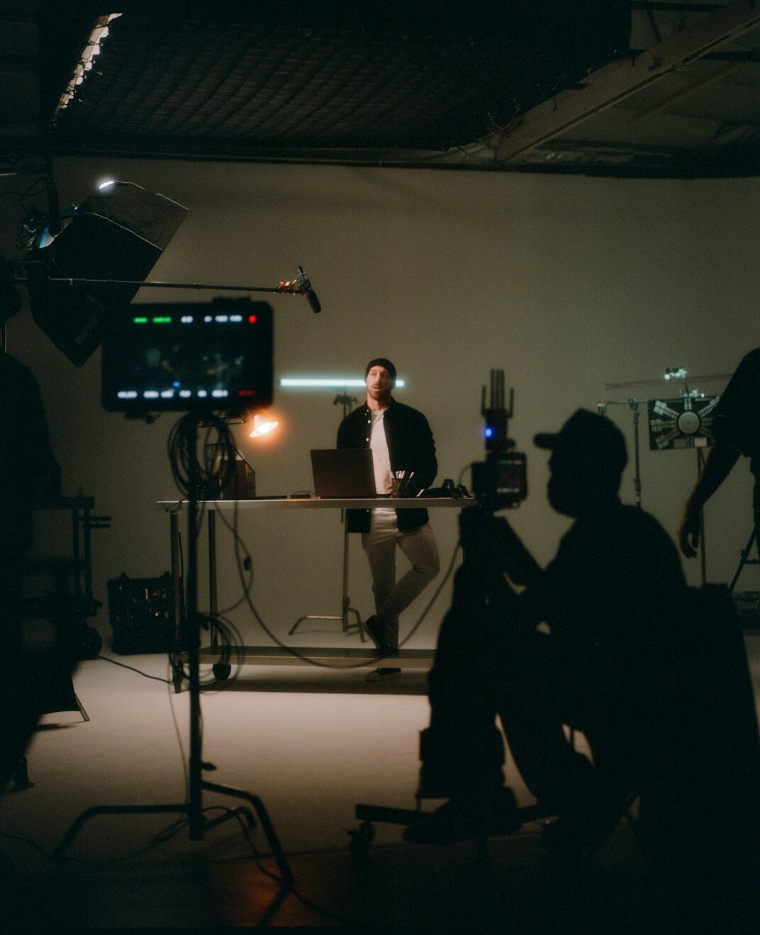 tv host leaving studio